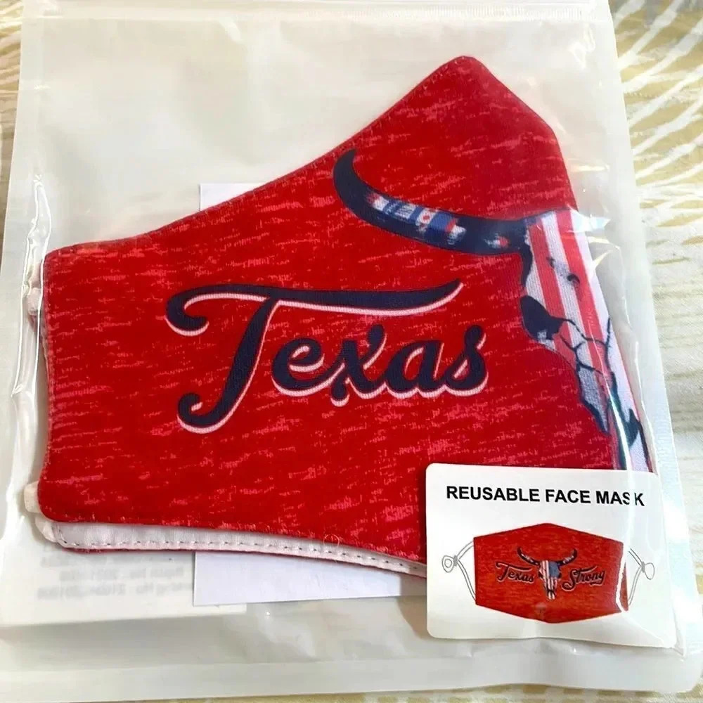 Texas Strong Face Mask NWT - Adult Size